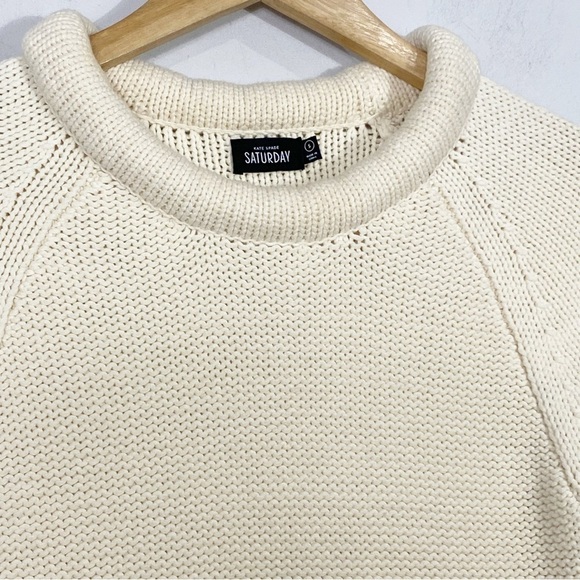 KATE SPADE Thick Knit Peplum Sweater - Picture 4 of 8